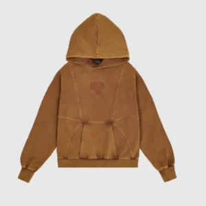 CARSICKO CYBE PULLOVER HOODIE WASHED BROWN WINE