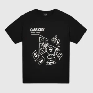 CARSICKO LOCKERS T-SHIRT BLACK