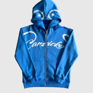 Carsicko Blue Full Zip Hoodie